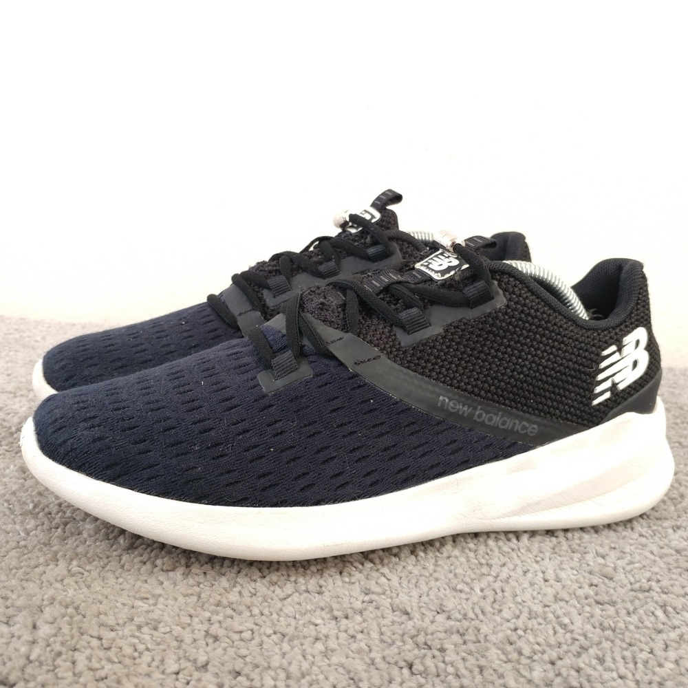 New Balance Cush+ District Run V1 Womens Size 8 Running Shoes Black WDRNBK1